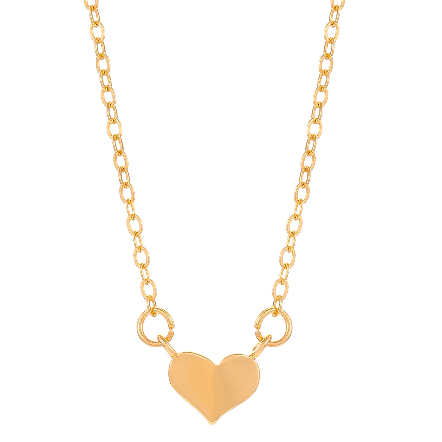 European and American fashion simple niche design love fingerprint pendant necklace female versatile clavicle chain cross-border minimalist style