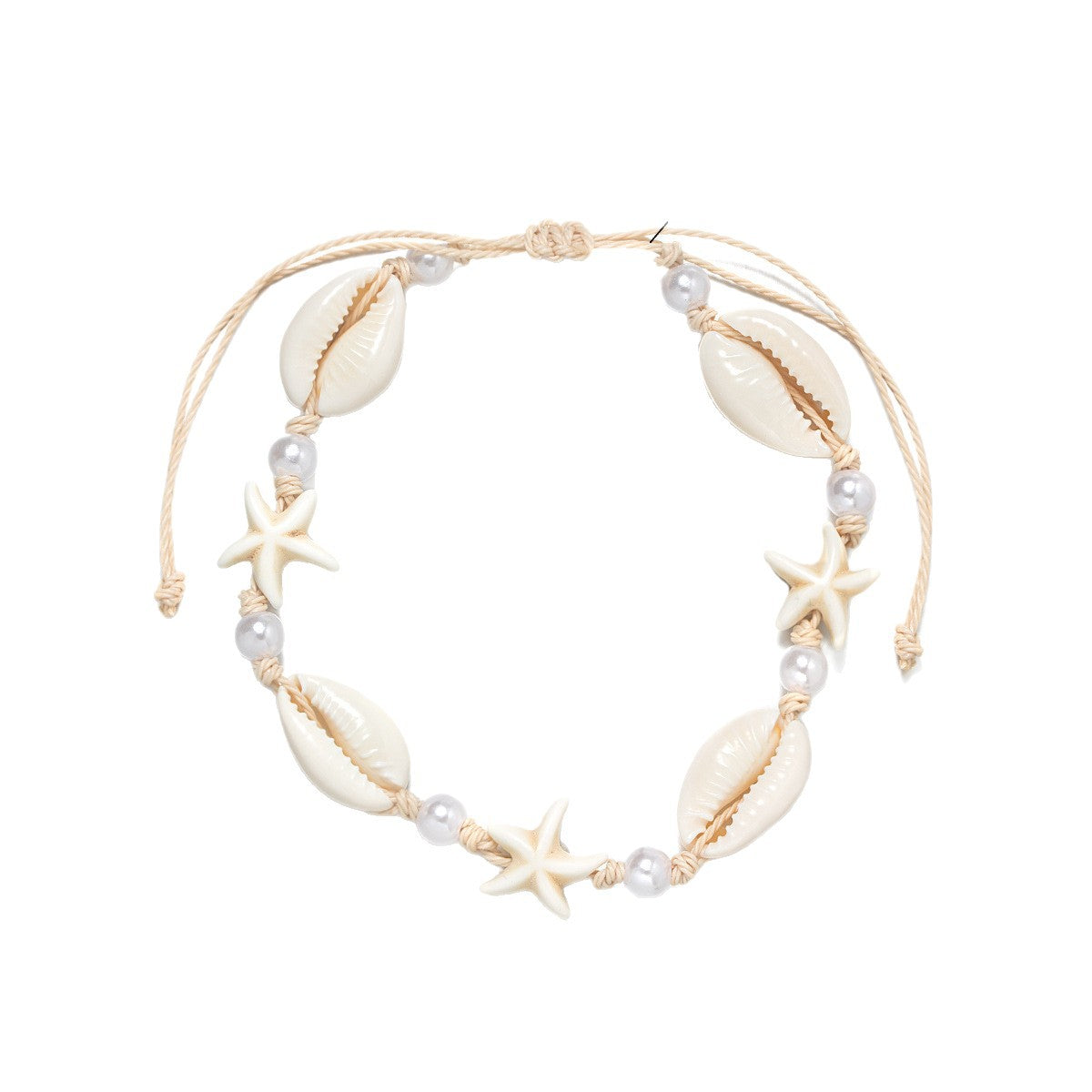 Starfish Shell Anklet