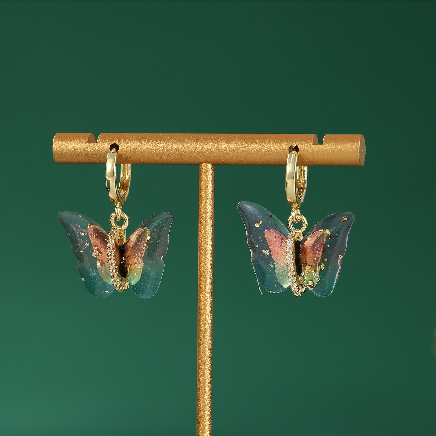 [Titanium Steel] Forest-style fantasy butterfly light luxury temperament gorgeous necklace women's versatile clavicle chain titanium steel chain