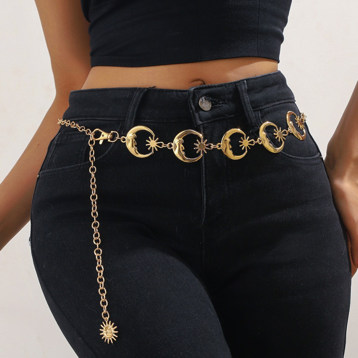 Moon-Sun Waist Chain