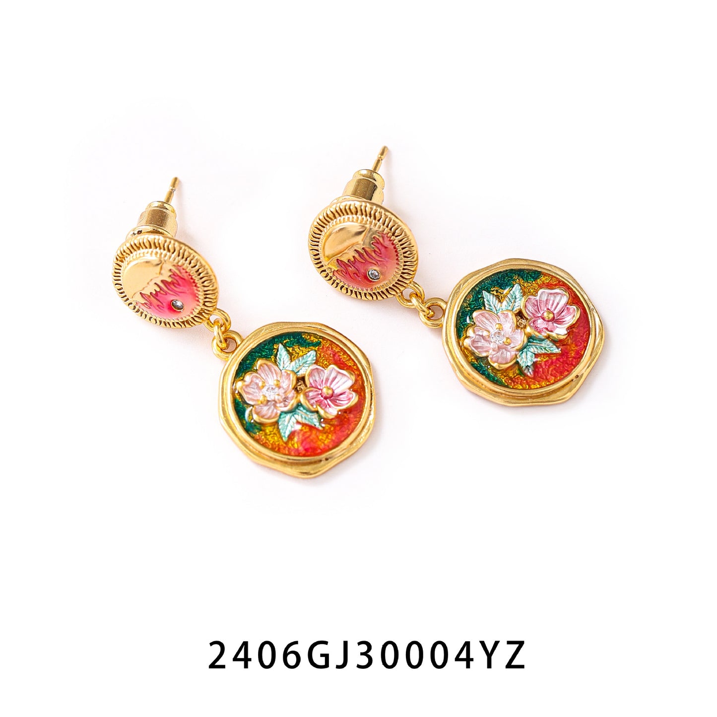 Oil Painting Style Earrings